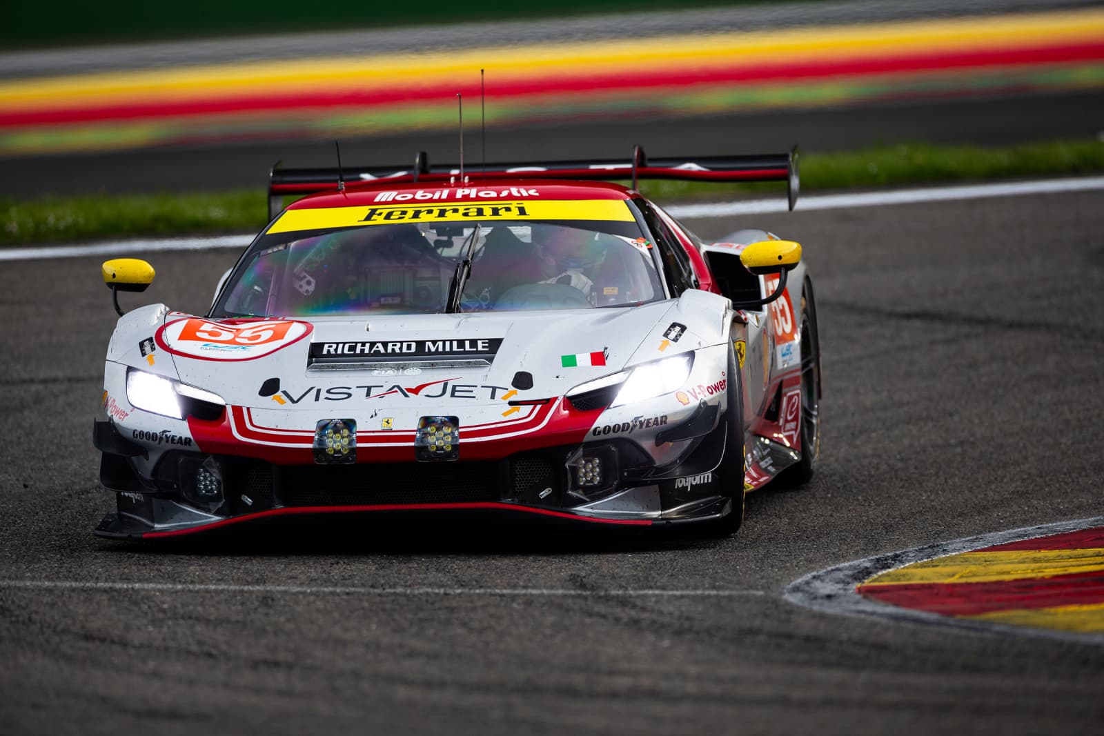 Ferrari GT3 racing at Spa